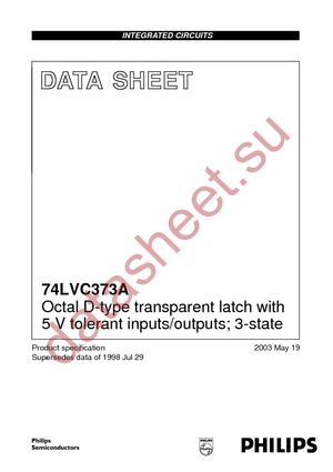 74LVC373ADB,118 datasheet  